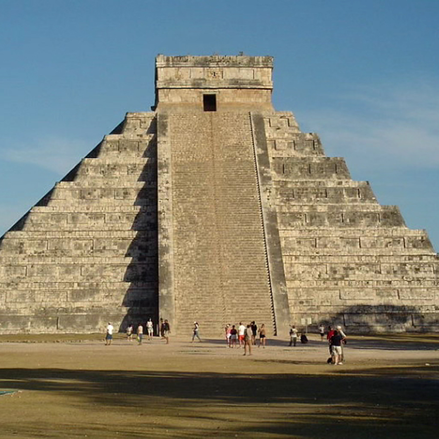 pyramide des kukulcan mit 365 stufen